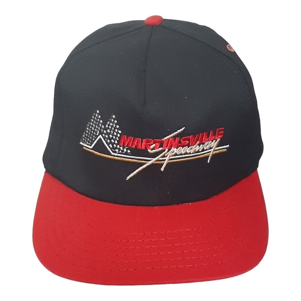 Vtg Martinsville Speedway baseball cap snapback embroidered name Unused USA made